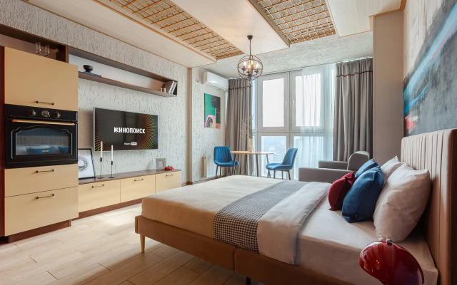 Апартаменты RentPlaza в центре в ЖК Арго на Ново-Садовой 201Б