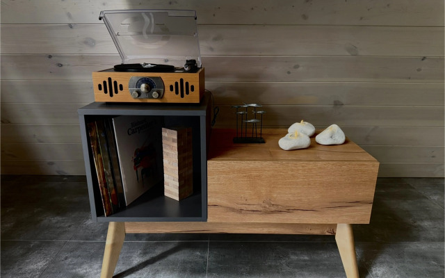 Частный дом А-фрейм Ручей с баней и дровах и чаном