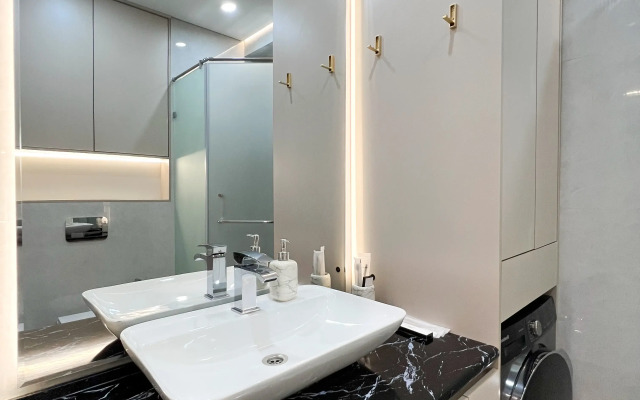 Апартаменты Премиальная двухкомнатная квартира с панорамным видом на Ташкент