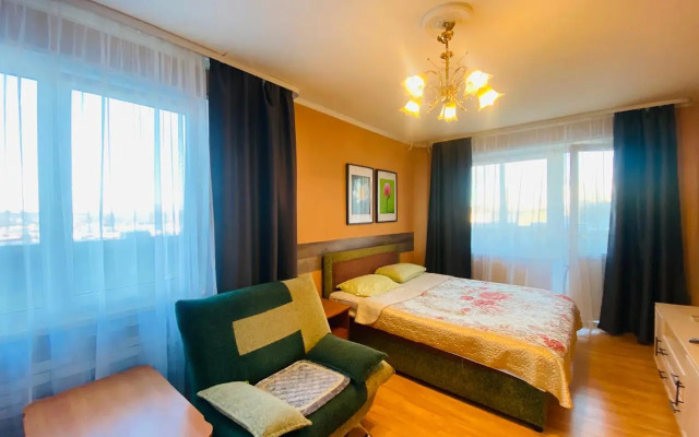 Апартаменты с 2 Комнатами Вид на Город и Балкон (КВАРТИРА51)