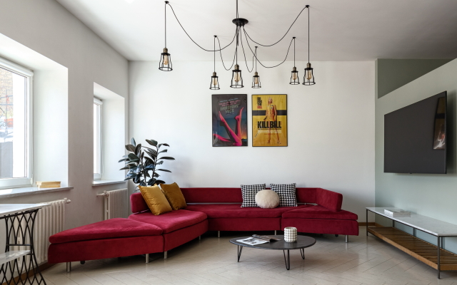 Апартаменты Gallery 130 кв.м с Террасой, Видом на Набережную Фонтанки и БДТ