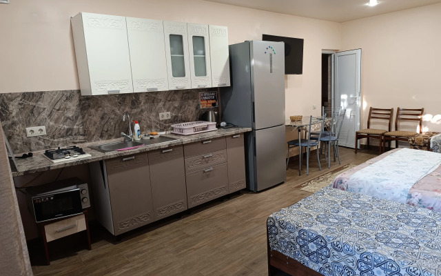 Частный дом студия 38 м2 утопающий в зелени