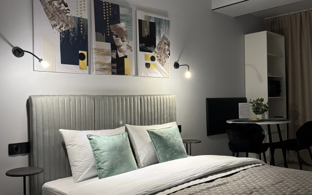 Апартаменты Пижама: "Шалфей" с кухней и стиральной машиной