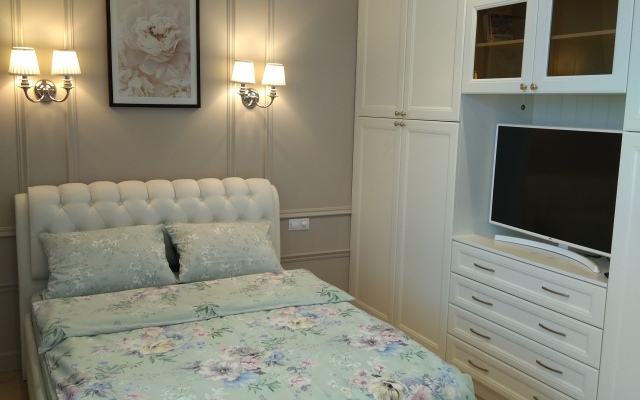 Апартаменты Двухкомнатная квартира с дизайнерским ремонтом в Пушкине