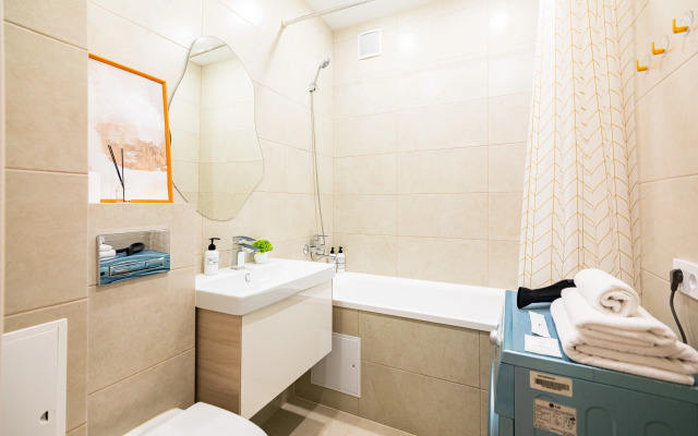S Shirokoy Krovatyyu Na Prokopyeva 11 Ot Rentap Apartment