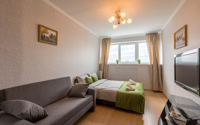 Gosti Lyubyat u metro Rimskaya Bezhevaya Apartments