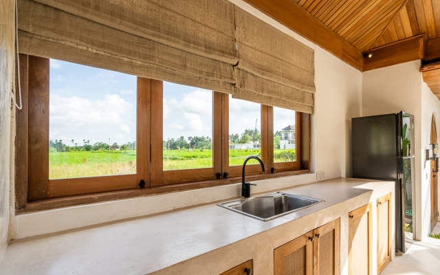 Вилла Tembaga by EVDEkimi – Designer villa with Pool and Breathtaking Rice field View – Long stay extras