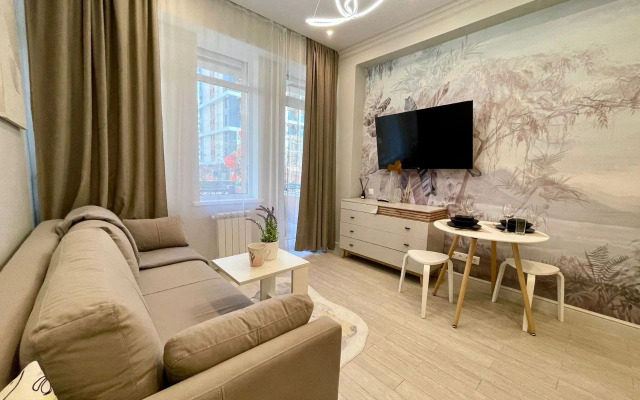 Квартира Просторная на Берегу Моря для Троих Гостей