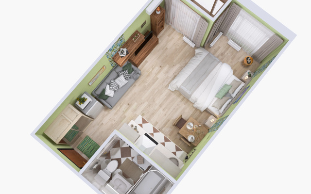 S vidom na Moskvu Apartments 1