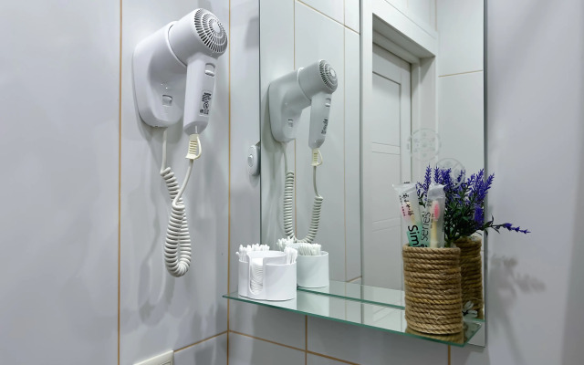 Квартира студия в голубых тонах