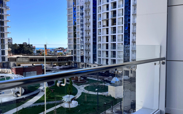 Studiya dlya dvoikh s balkonom ot Slavno Apartments