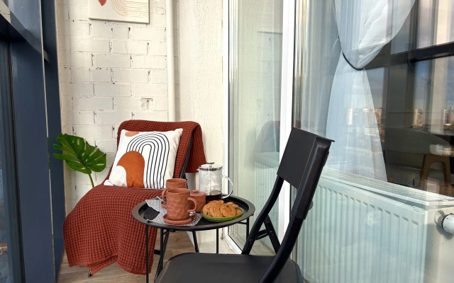 Квартира Стильная видовая студия в центре