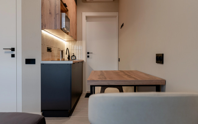 Uyutnaya studiya ryadom s Lukoyl Arenoy Apartments