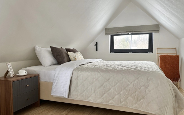 Частный Дом Барнхаус №4 с инфракрасной сауной и горячим Чаном на 6 человек