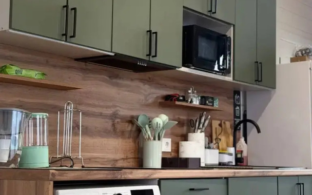 Частный дом Домик в Икше с сауной и банным чаном (Lato-76 Plus)