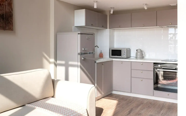 Апартаменты двухэтажные Bordo Flatport рядом с Москва-Сити