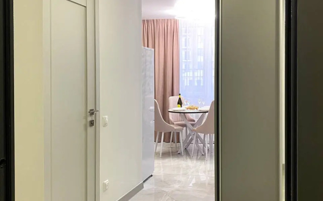 Апартаменты с двумя кроватями, балконом и ванной, с 15 по 17 этаж