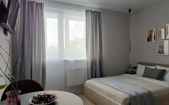 Квартира Стильная студия с мини-камином в центре Самолётов