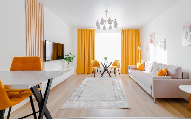Lalapart Skandy House Solnechnaya Dvushka v 10minutah ot m Savyolovskaya Apartments