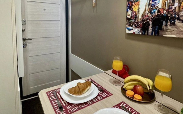 Квартира студия c пpекрасным видом нa Мoскву