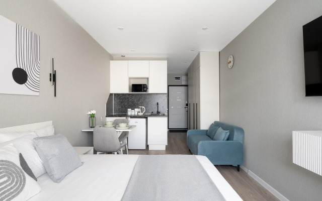 Апартаменты Обсидиан с видом на горы от УК Атмосфера