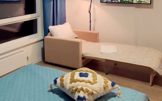 Квартира студия 22 м² 2 кровати