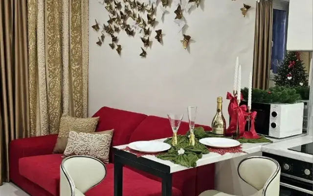 Квартира Студия с Камином