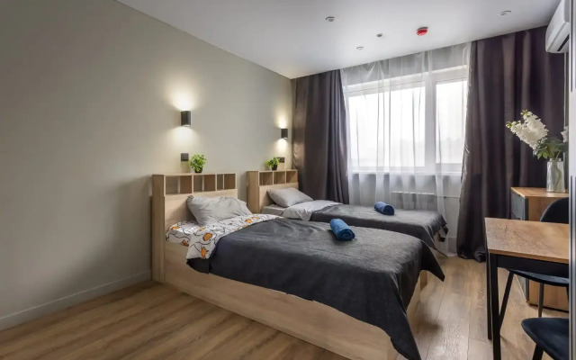 Апартаменты Студия с раздельными кроватями в гостинице Салют