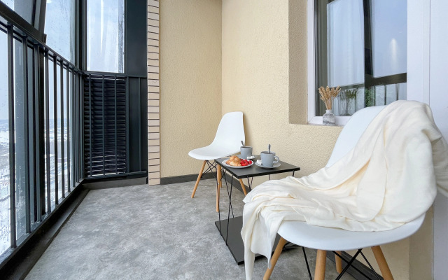 Апартаменты Студия Лофт на 24 этаже