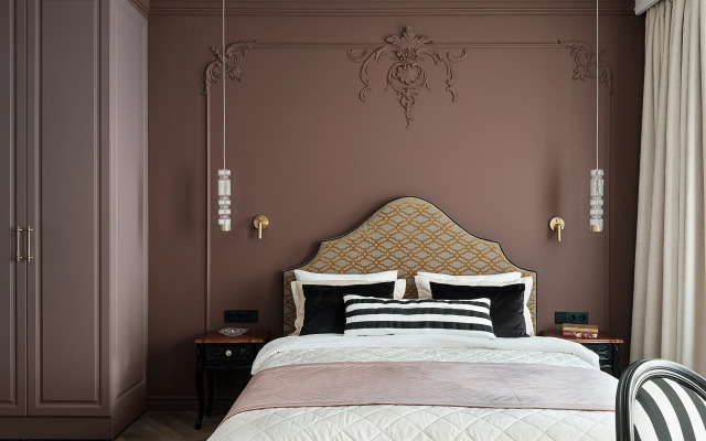 Квартира с авторским дизайном LetYourFlat Burgundy