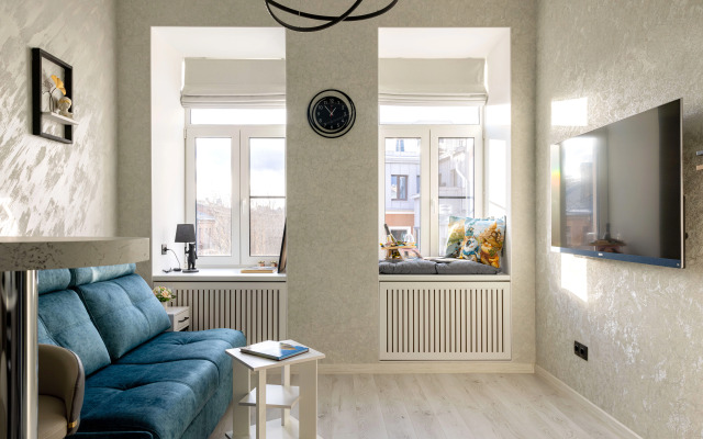 Квартира Дизайнерская Grey Room у Невского проспекта