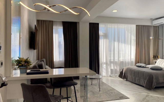 Апартаменты Акваделюкс у моря, с бассейном, СПА, пляжем N819