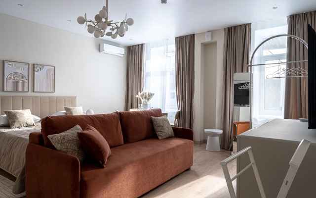 Апартаменты с дизайнерским ремонтом на центральной улице (до 4х гостей)