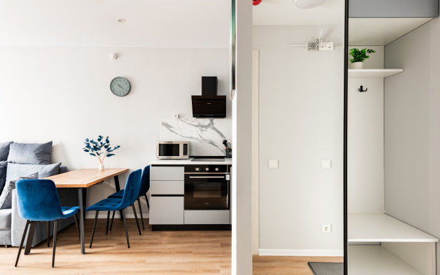 Vidovaya svezhaya odnushka dlya 4 gostey na Maloy Ochakovskoy Flat