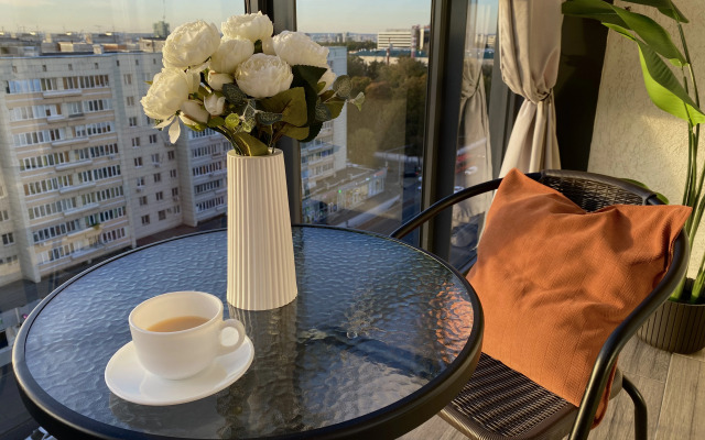 Квартира Студия в центре Казани с панорамными окнами