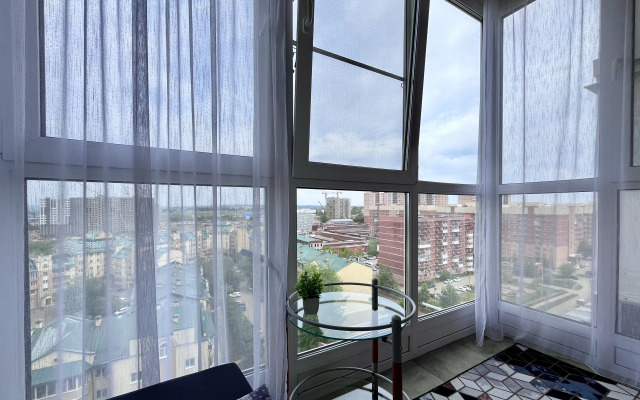 Квартира Стильная Квартира-студия с Кондиционером Возле Аэропорта