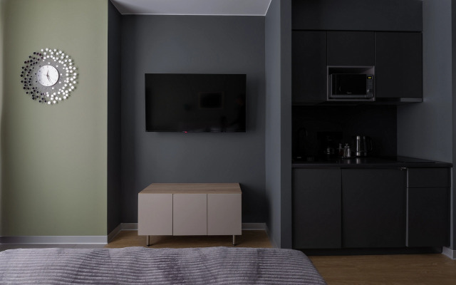 Dvukhmestnye New Horizon STAY s dizainerskim interyerom Flat