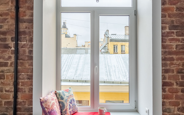 Апартаменты По Крышам Петербурга Студия в Центре