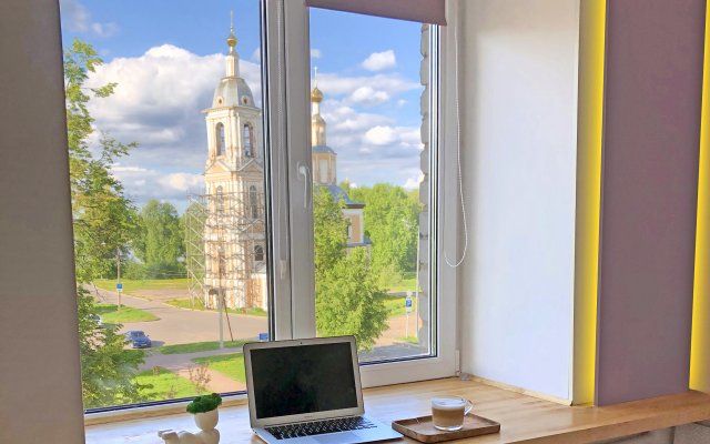 Apartment "Heart of Uglich" in the Historical center with a view of the Temple