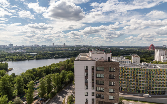 Квартира Moscow Deluxe Apartments Family Suite City View