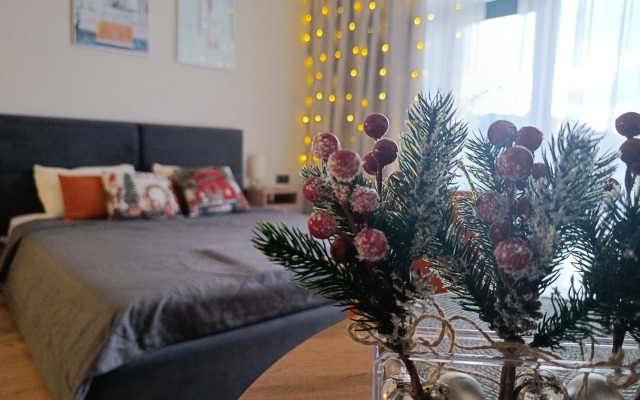 Апартаменты Дизайнерская Студия LS-Relax Time c видом на море и горы с 14 Этажа