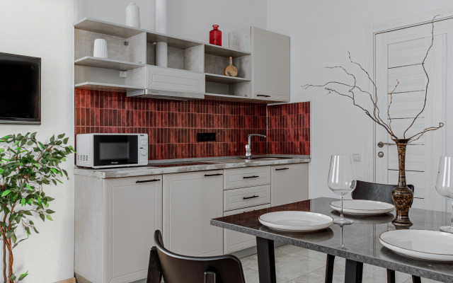 Yevrodvushka Kaminnaya Istoriya V Samom Serdtse Sochi Flat