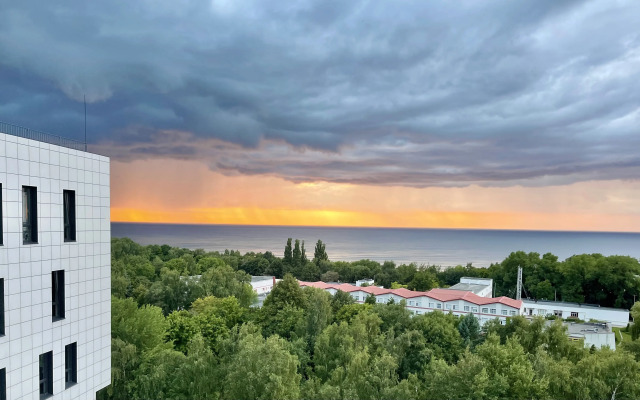 Апартаменты с видом на море на 10 этаже в комплексе Кристалл & Балтик-SPA