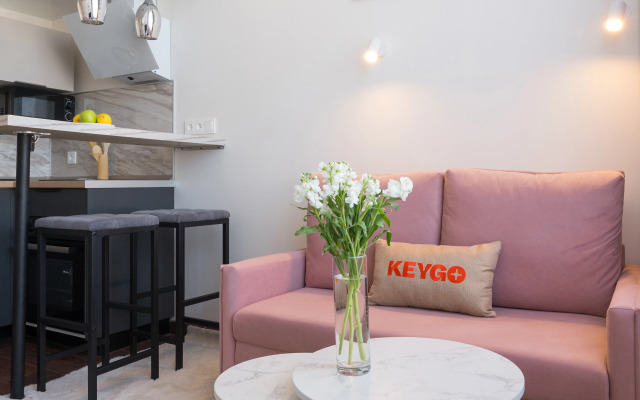 Апартаменты KeyGo 1002 Студия  Рядом с метро Марьина Роща