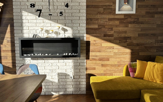 Апартаменты GEOMETRY - Просторная квартира с панорамным видом на реку в центре