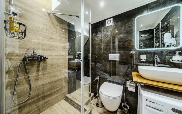 Novaya uyutnaya studiya na Prilukskoy Apartments