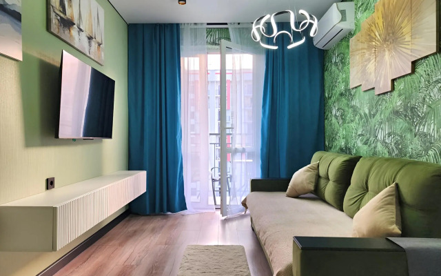 Квартира 2-х комнатная квартира в Сочи с видом на лес