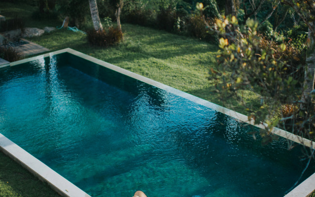 Вилла Новая, вид на тропики, огромный бассейн, Akia Ubud