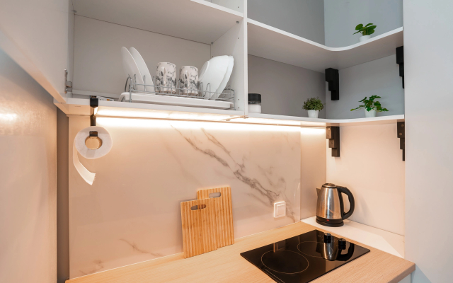 Апартаменты мини в светлых тонах