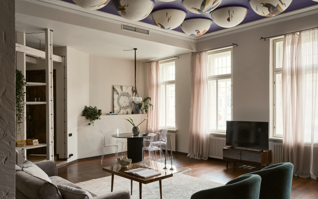 Апартаменты 170 кв. м. с 3 спальнями гостиной и красивым видом